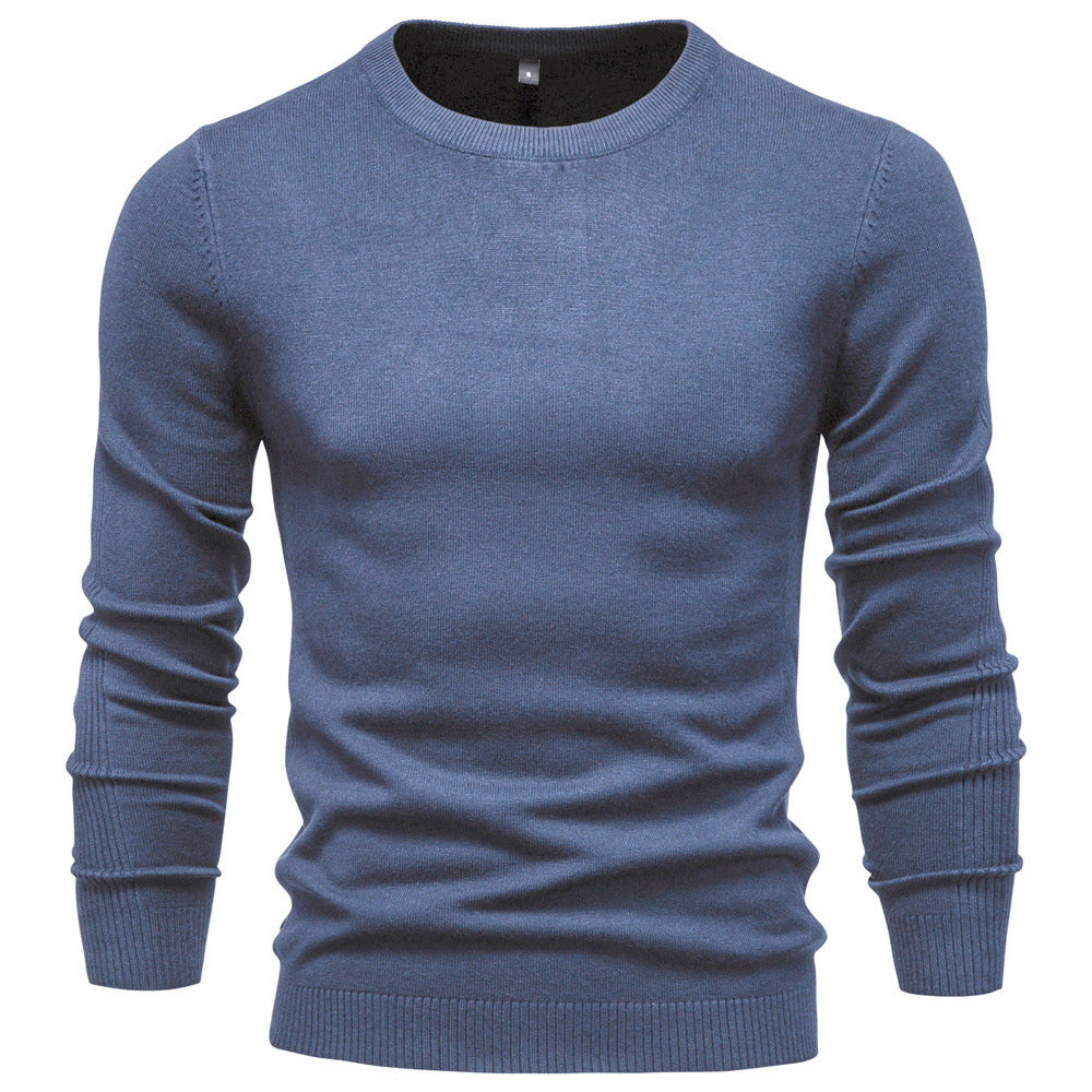 Herren Rundhals Pullover aus hochwertiger Baumwolle Aliams