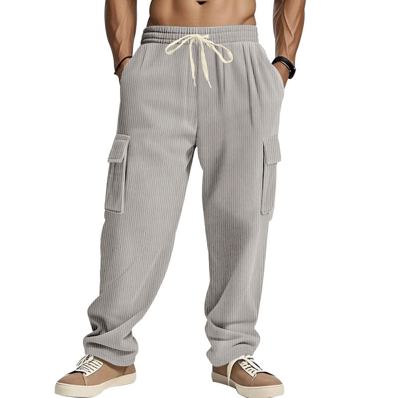 Herren Cargo-Hose mit strukturiertem Design und praktischen Seitentaschen Aliams