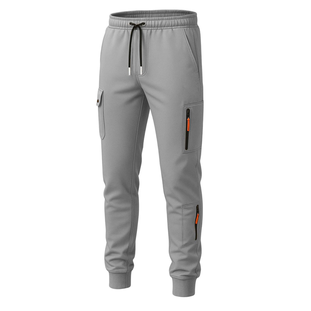Herren funktionale Cargo-Jogginghose mit Taschen Aliams