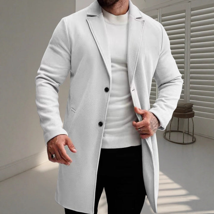 Herren eleganter Wollmantel Aliams