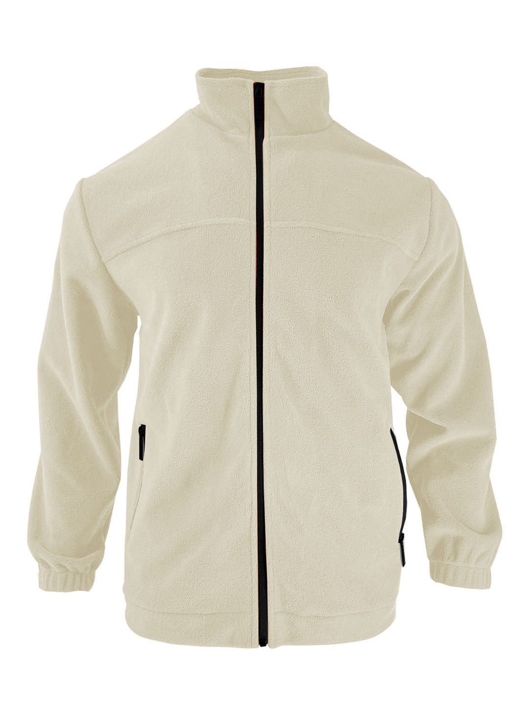 Herren Fleecejacke mit hohem Kragen und praktischen Reißverschlusstaschen Aliams