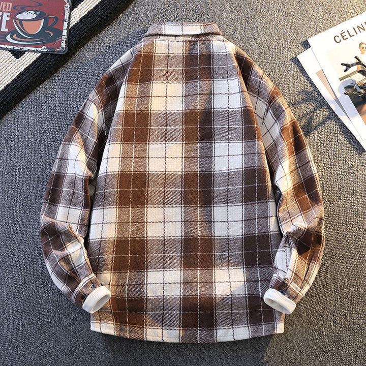 Herren Flanell Hemdjacke im zeitlosen Karomuster Aliams