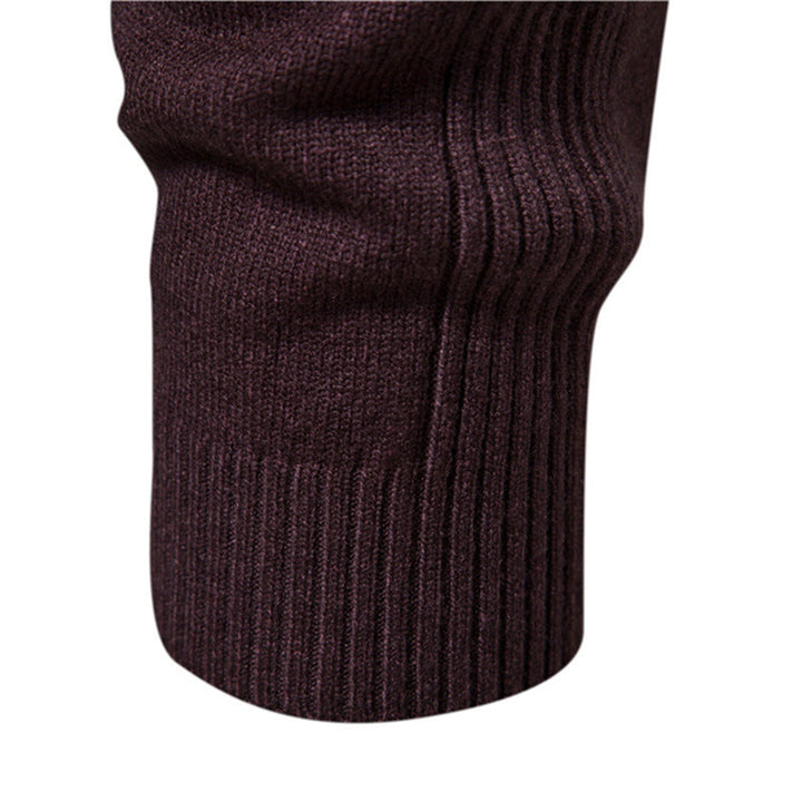 Herren stilvoller Rollkragenpullover aus weicher Merinowolle Aliams
