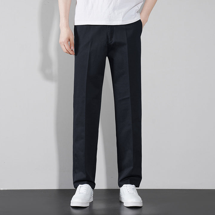 Herren schicke Freizeit-Hose mit elastischem Bund und bequemen Taschen Aliams