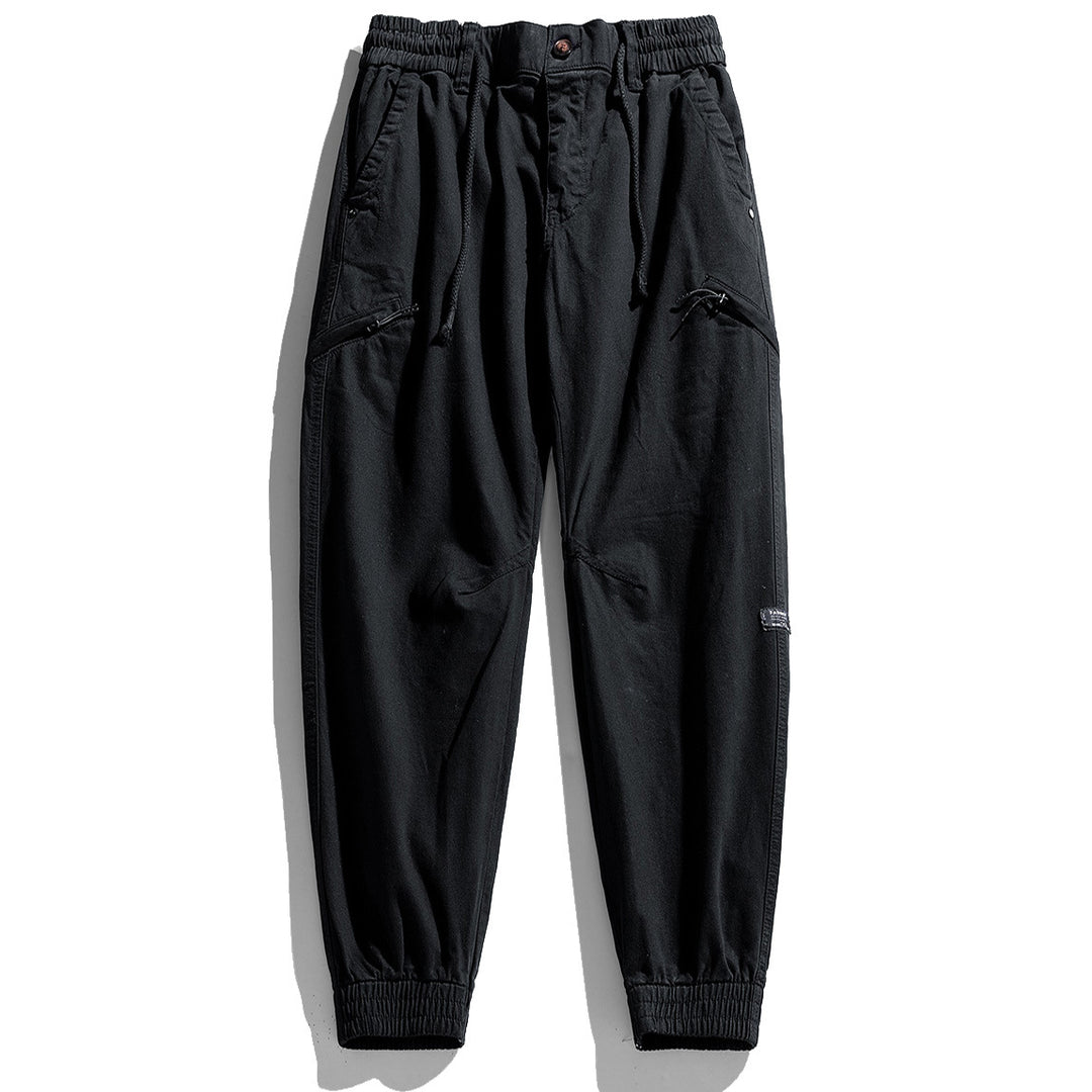 Herren Cargo-Hose mit elastischem Bund und praktischen Mehrzwecktaschen Aliams