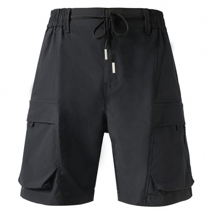 Herren Cargo-Shorts mit elastischem Bund und mehreren praktischen Taschen Aliams