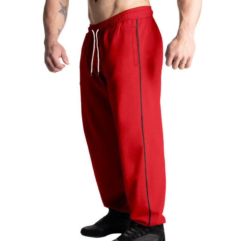 Herren bequeme Sporthose mit seitlichen Taschen und verstellbarem Bund Aliams