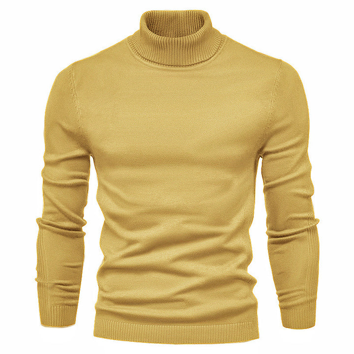 Herren Rollkragenpullover aus feinster Wolle Aliams