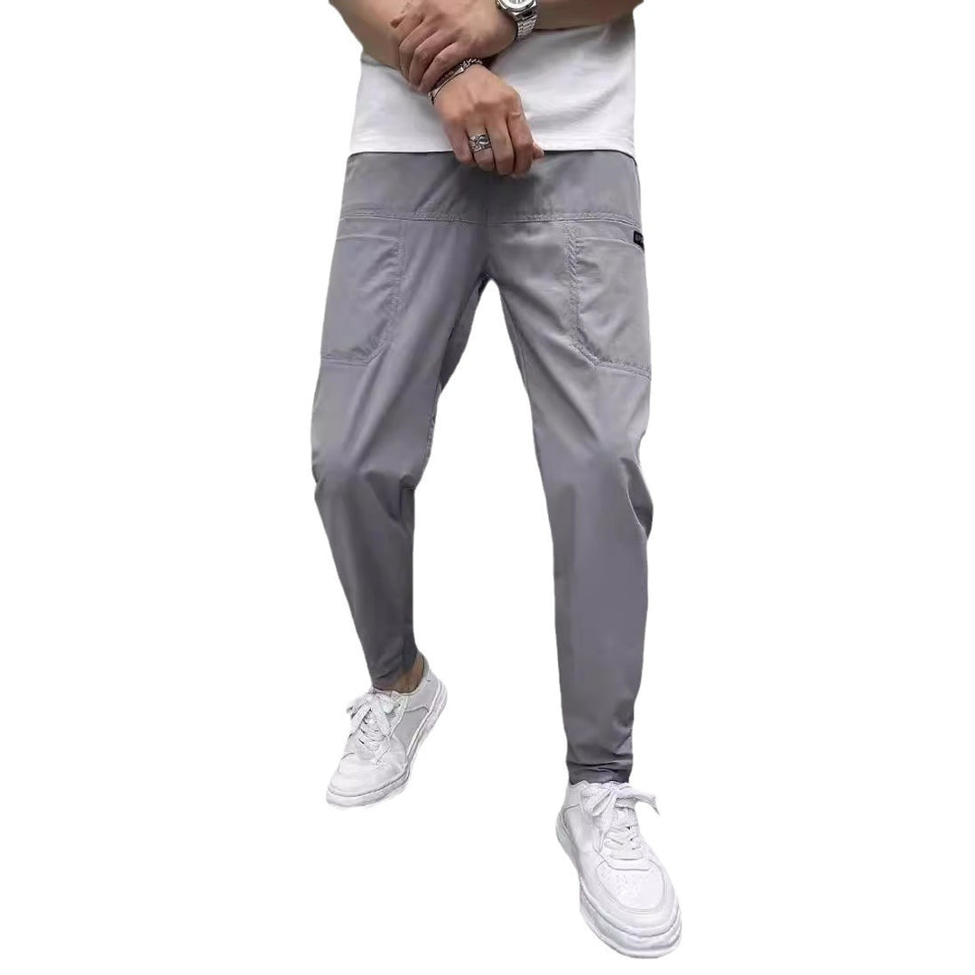 Herren Freizeithose mit praktischen Taschen und elastischem Bund Aliams