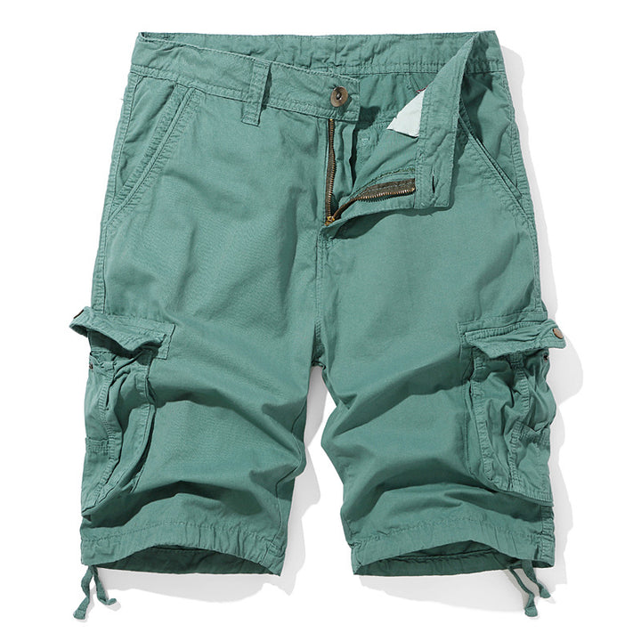Herren Cargo-Shorts mit praktischen Taschen und verstellbarem Kordelzug Aliams