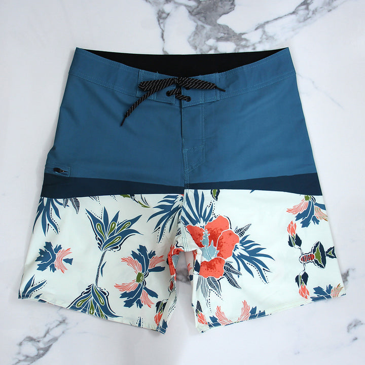 Herren Boardshorts mit innovativem Farbverlauf und komfortablem Kordelzug Aliams