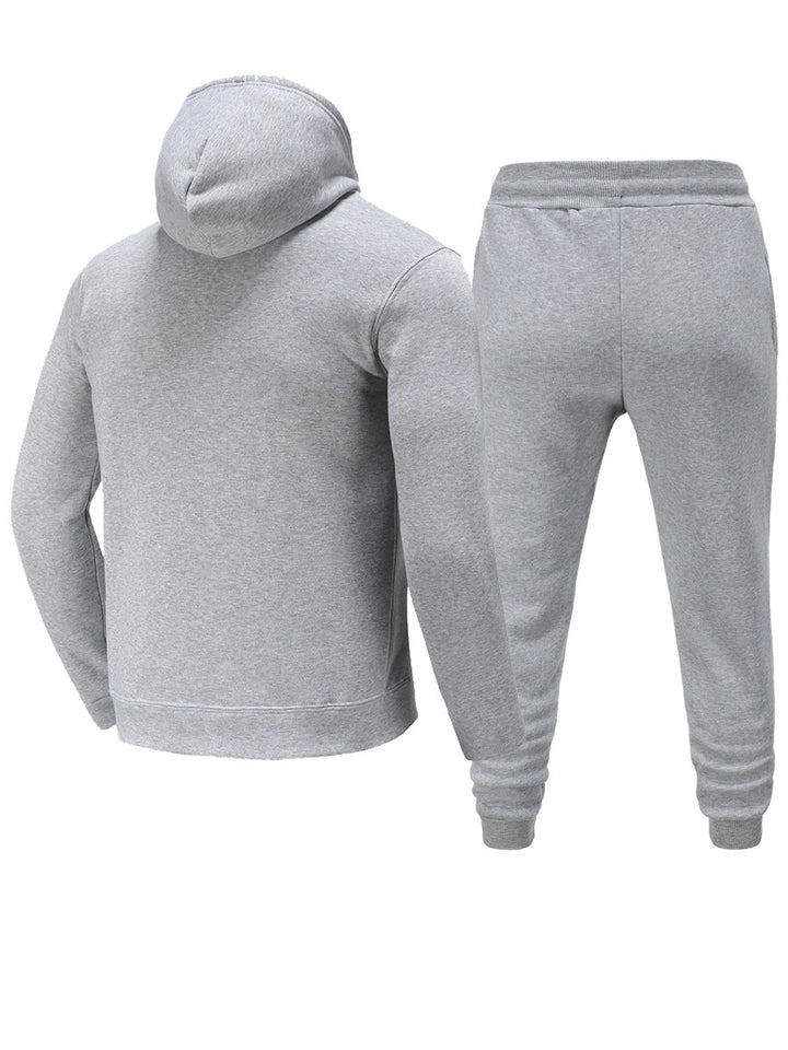 Herren Hoodie und Jogginghose Set mit auffälligem Schriftzug Aliams