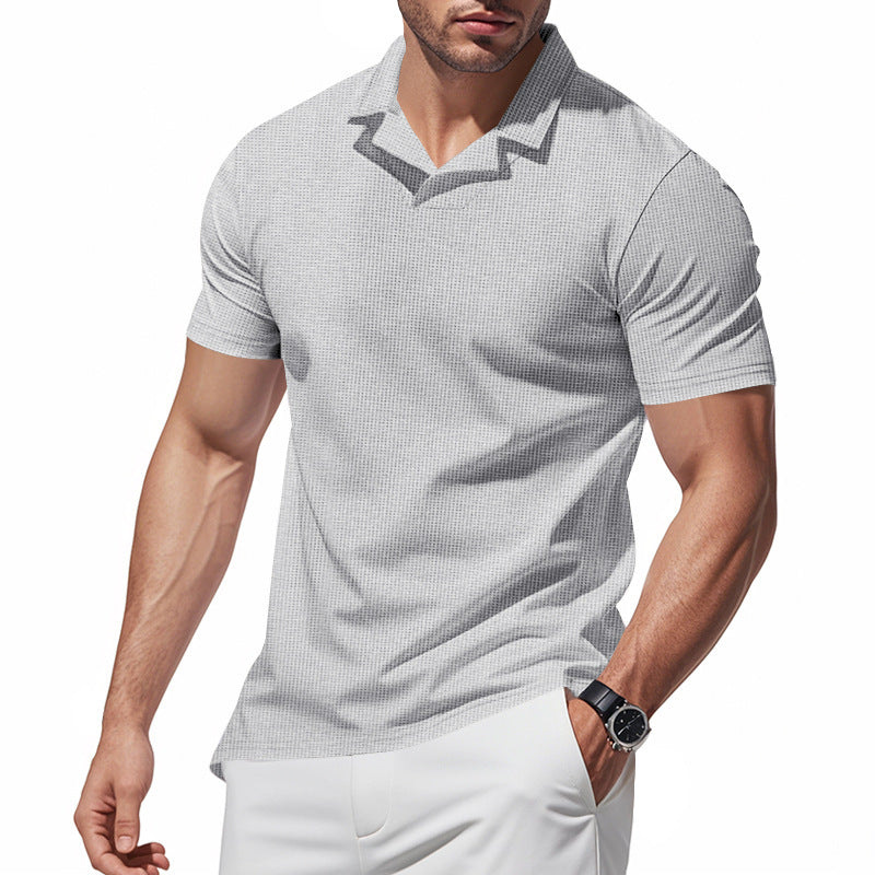 Herren Kurzarm Poloshirt mit strukturiertem Design Aliams