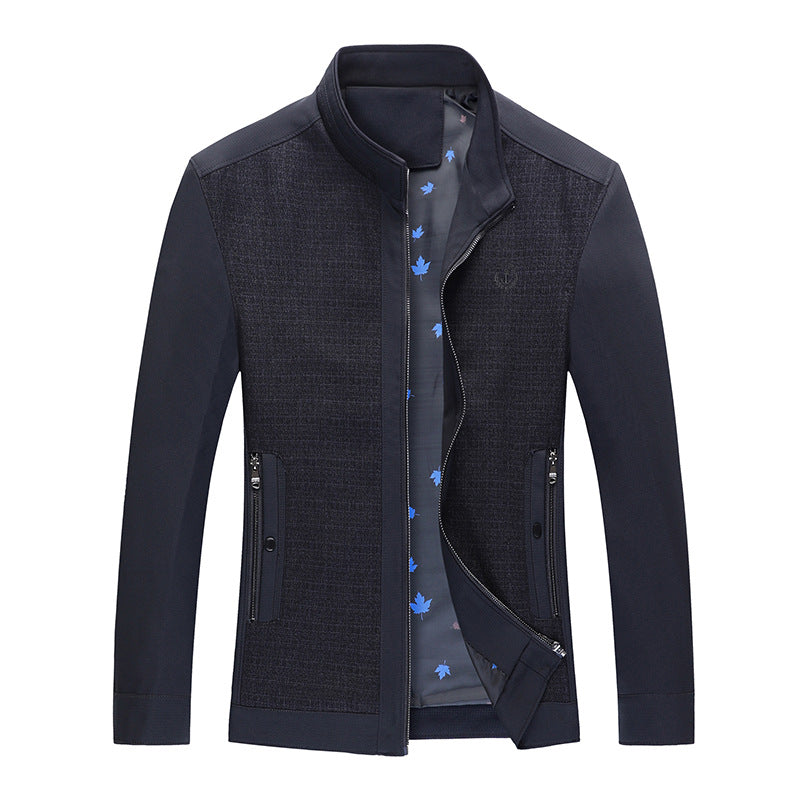 Herren elegante Freizeitjacke mit strukturiertem Design Aliams