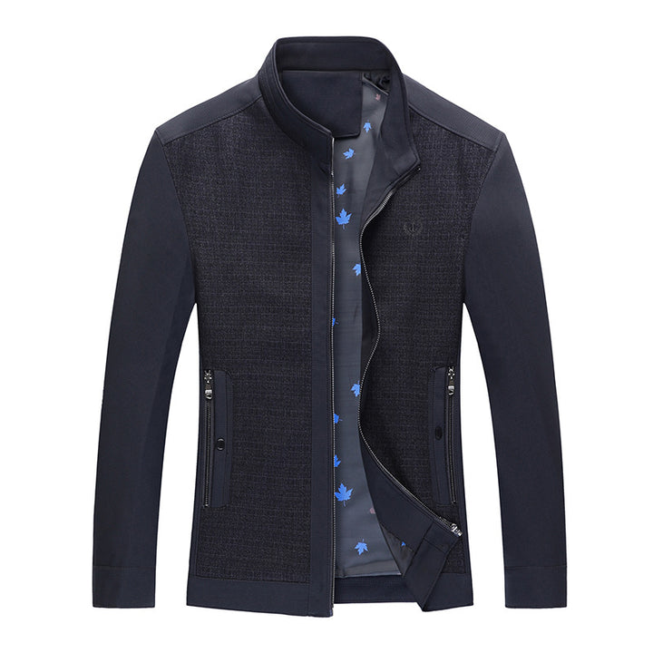 Herren elegante Freizeitjacke mit strukturiertem Design Aliams