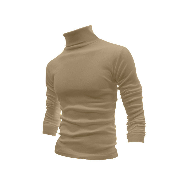 Herren Eleganter Rollkragenpullover aus weichem Strickstoff Aliams