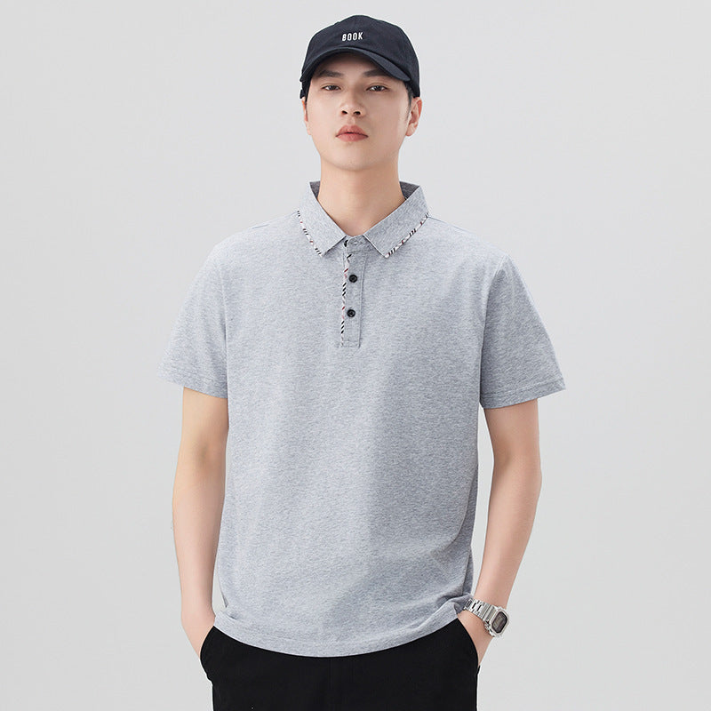 Herren Poloshirt mit modischem Kragen-Design Aliams