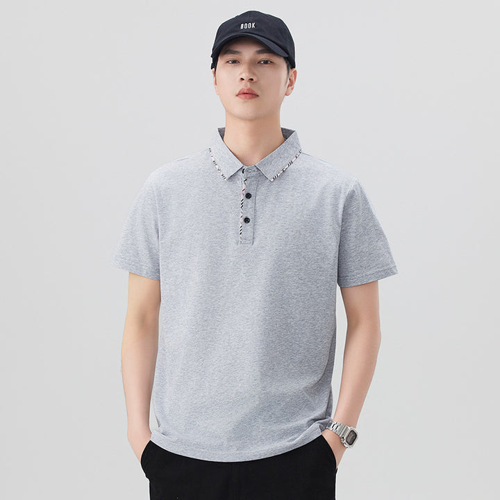 Herren Poloshirt mit modischem Kragen-Design Aliams