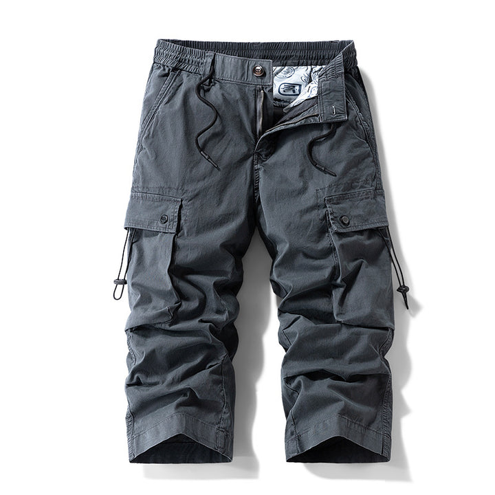 Herren Cargo-Hose mit elastischem Bund und multifunktionalen Taschen Aliams 1758210222