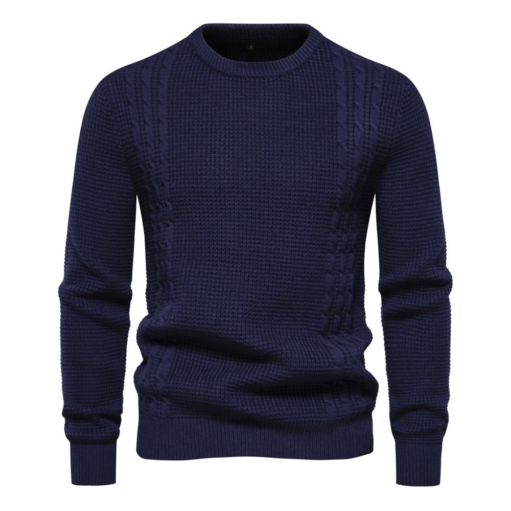 Herren Strickpullover mit modernem Strukturdesign Aliams