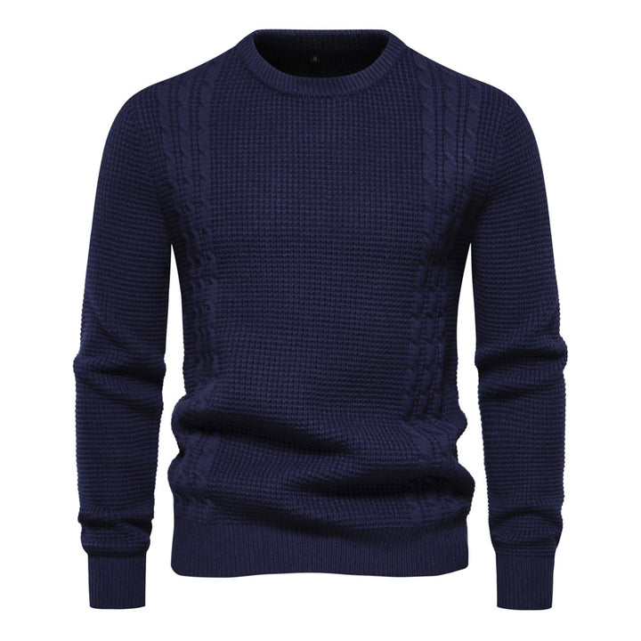 Herren Strickpullover mit modernem Strukturdesign Aliams