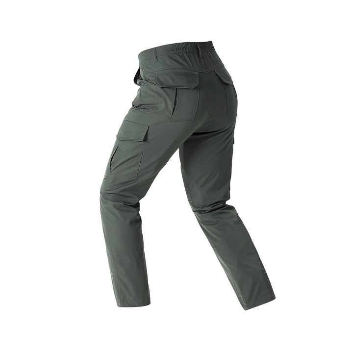 Herren Cargohosen mit vielseitigen Funktionstaschen und elastischem Bund Aliams