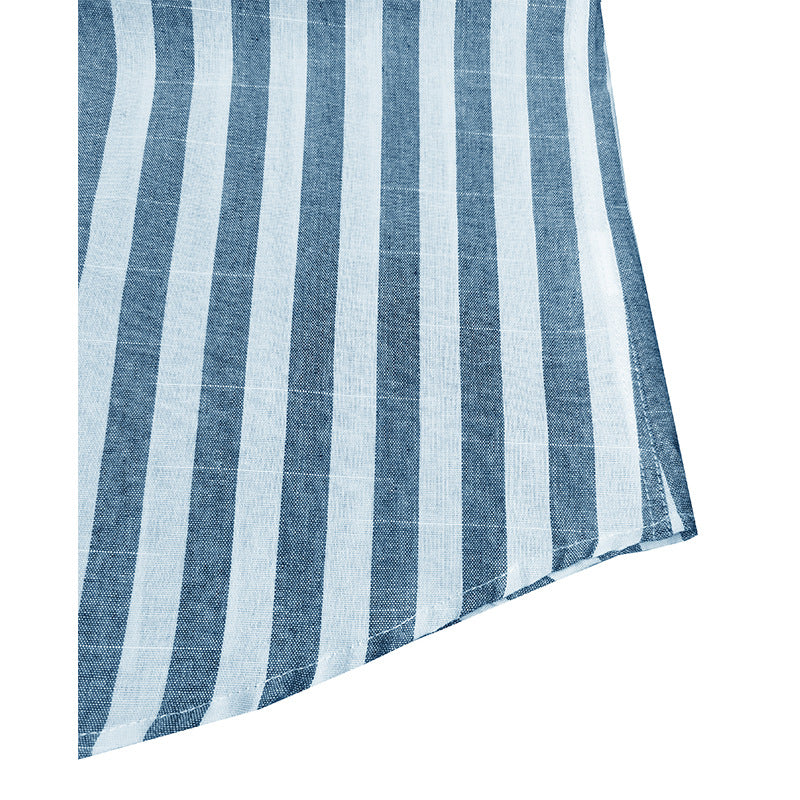 Herren Kurzarm-Hemd im modernen Streifenlook Aliams