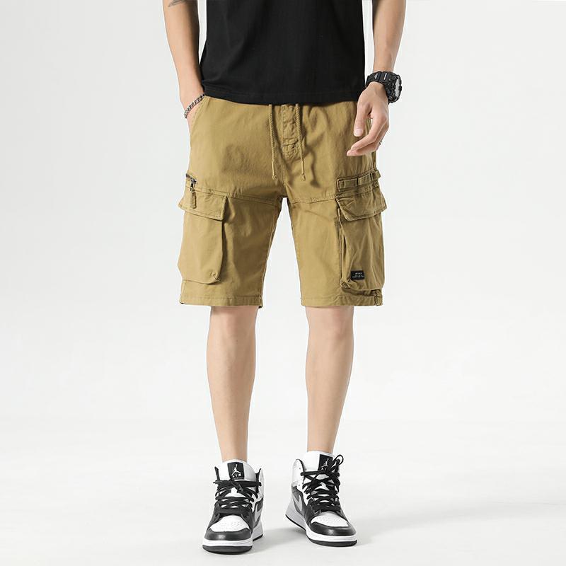 Herren Cargoshorts mit praktischen Taschen und elastischem Bund Aliams
