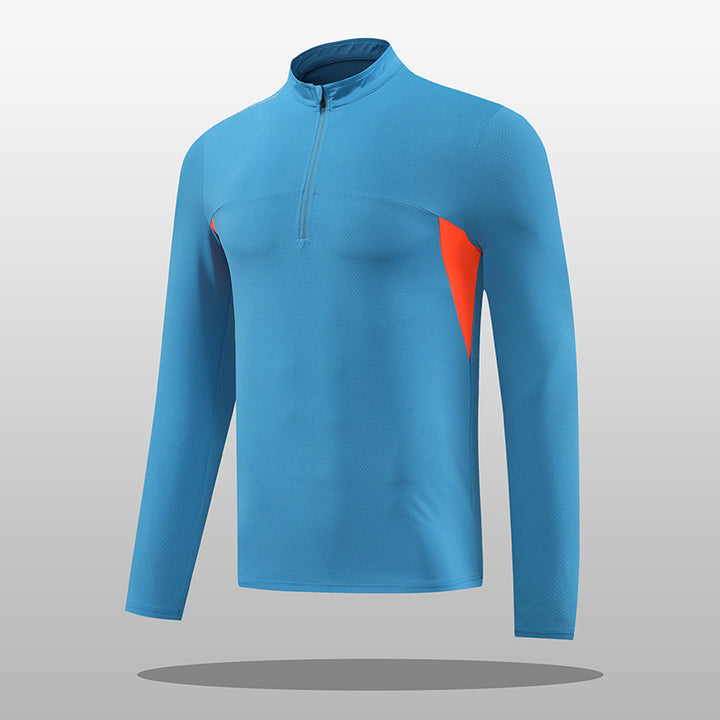 Herren Funktions-Thermoshirt mit Stehkragen und Reißverschluss Aliams