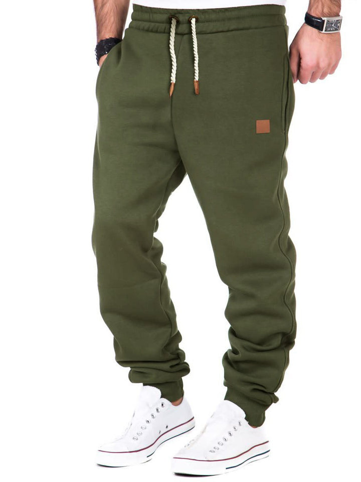 Herren bequeme Freizeit-Jogginghose mit elastischem Bund und praktischen Taschen Aliams