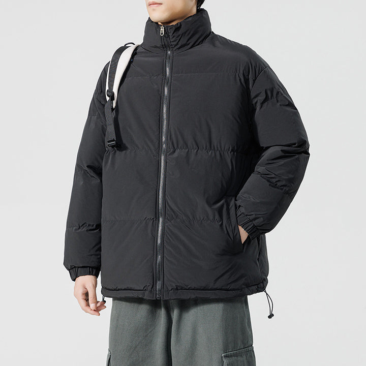 Herren gesteppte Funktionsjacke mit hohem Kragen und isolierendem Innenfutter Aliams