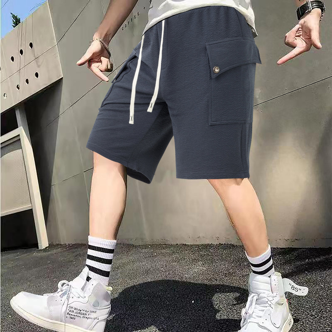 Herren Cargo-Shorts mit weitem Schnitt und praktischen Taschen Aliams
