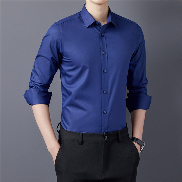 Herren Elegantes Langarmhemd Aliams