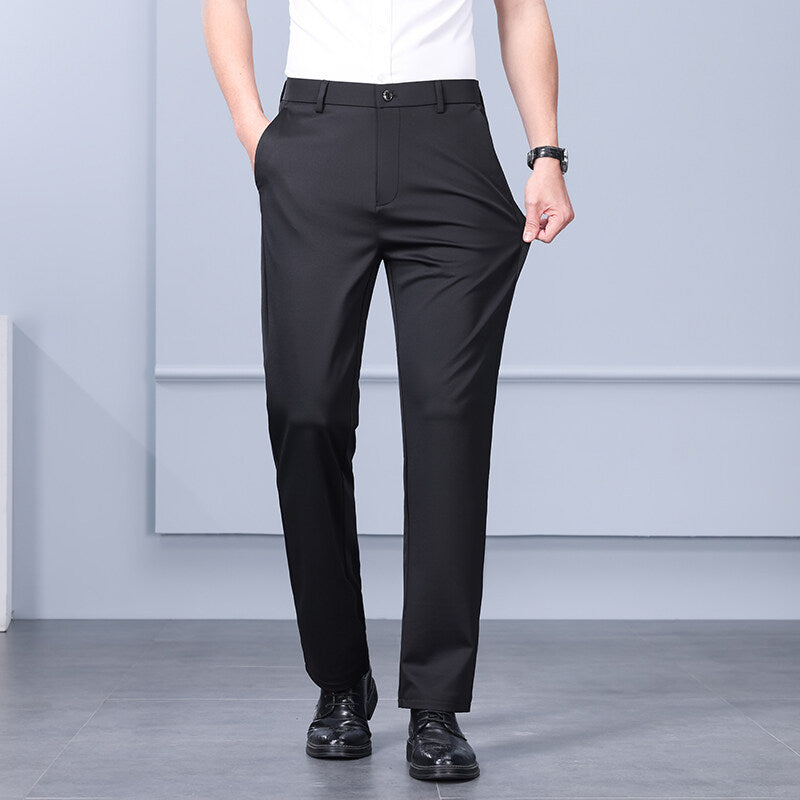 Herren Elegante Business-Hose mit schmalem Schnitt Aliams