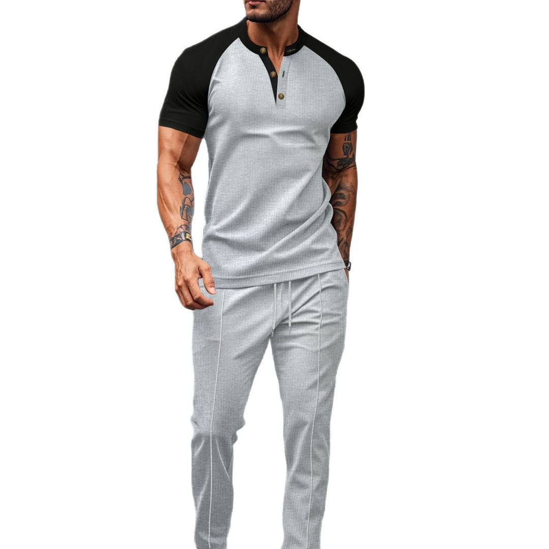 Herren Sportliches Oberteil mit modischem Kragen und lässiger Passform Aliams
