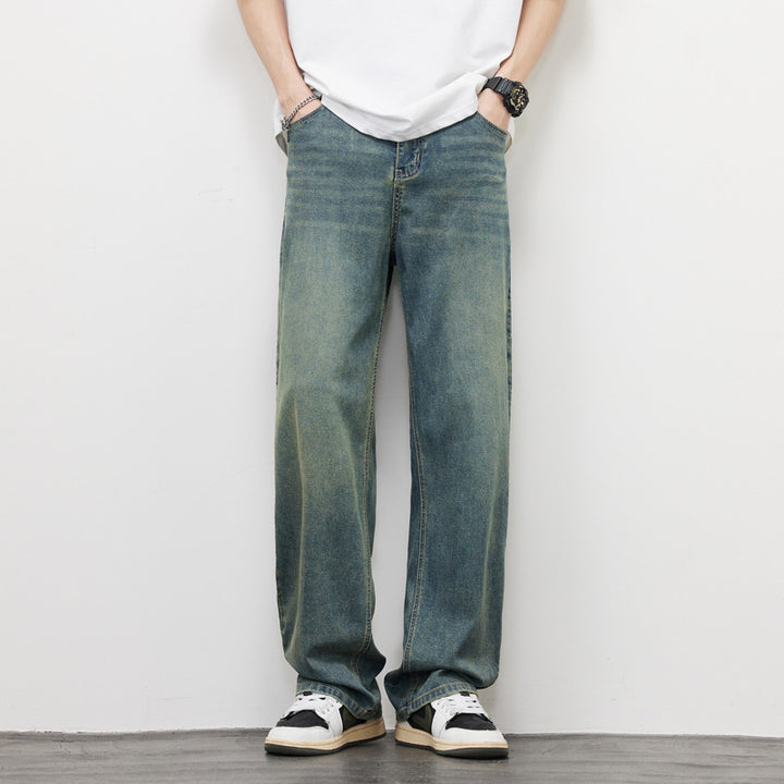 Herren Bequeme Weitgeschnittene Jeans Aliams