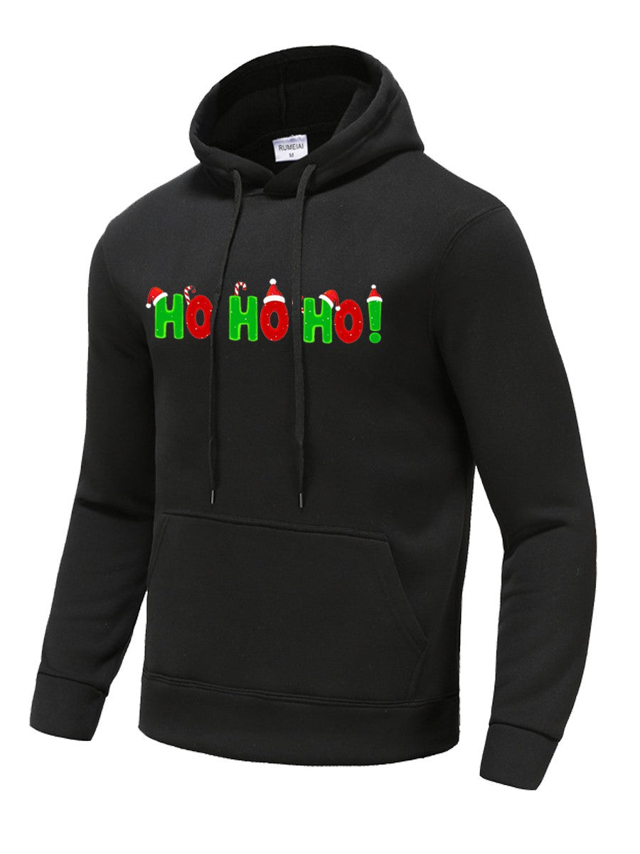 Herren Hoodie mit festlichem Schriftzug Aliams