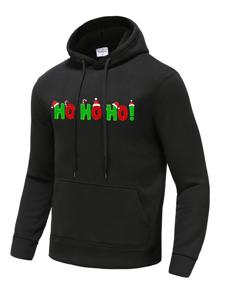 Herren Hoodie mit festlichem Schriftzug Aliams