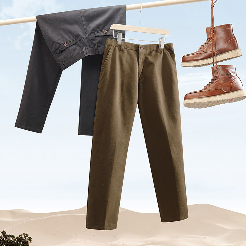 Herren schicke Freizeit-Hose mit elastischem Bund und bequemen Taschen Aliams