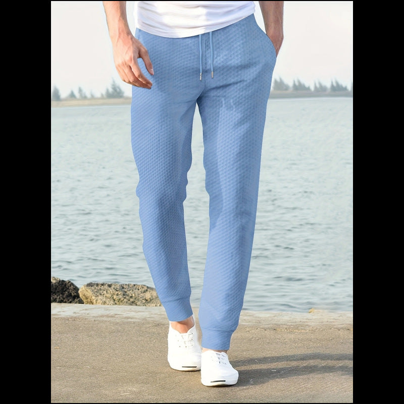 Herren Jogginghose mit atmungsaktivem Gewebe und elastischem Bund Aliams