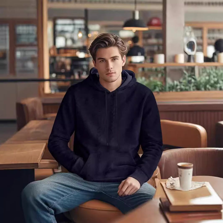 Herren Kapuzenpullover mit strukturiertem Design von Aliams