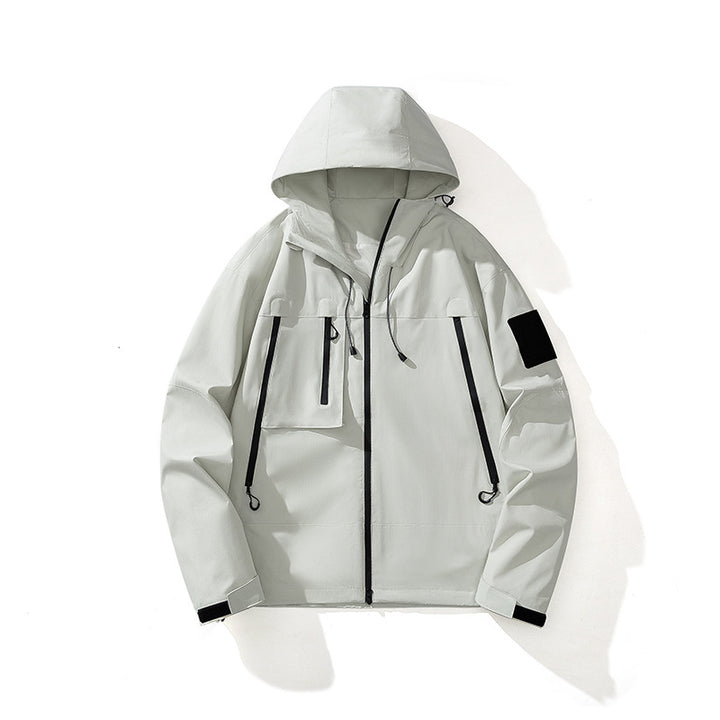 Herren technische Multifunktionsjacke mit praktischen Taschen Aliams