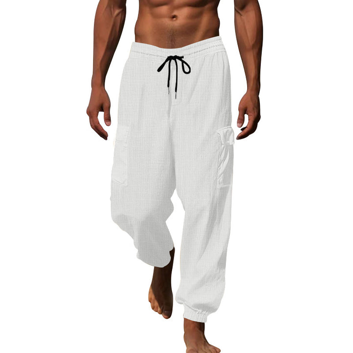 Herren Cargo-Hose mit elastischem Bund und praktischen Seitentaschen Aliams