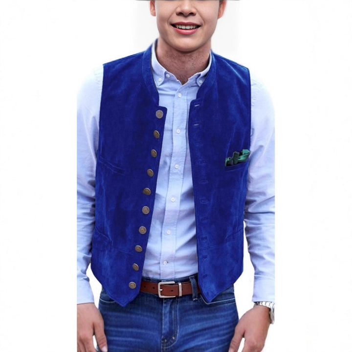 Herren elegante Weste aus Wildleder Aliams