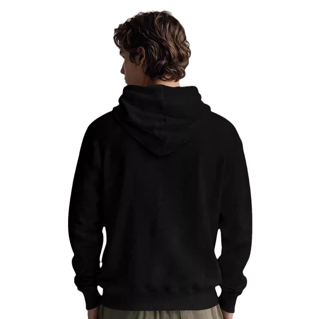 Herren Kapuzenpullover aus weichem Fleece mit strukturiertem Design Aliams
