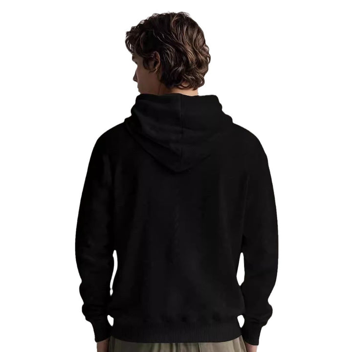 Herren Kapuzenpullover aus weichem Fleece mit strukturiertem Design Aliams
