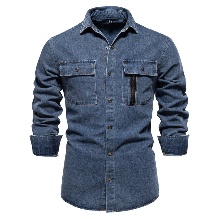 Herren Jeanshemd Aliams
