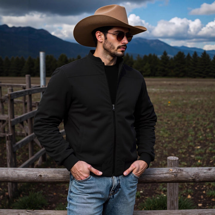 Herren sportliche Bomberjacke mit eleganten Details Aliams