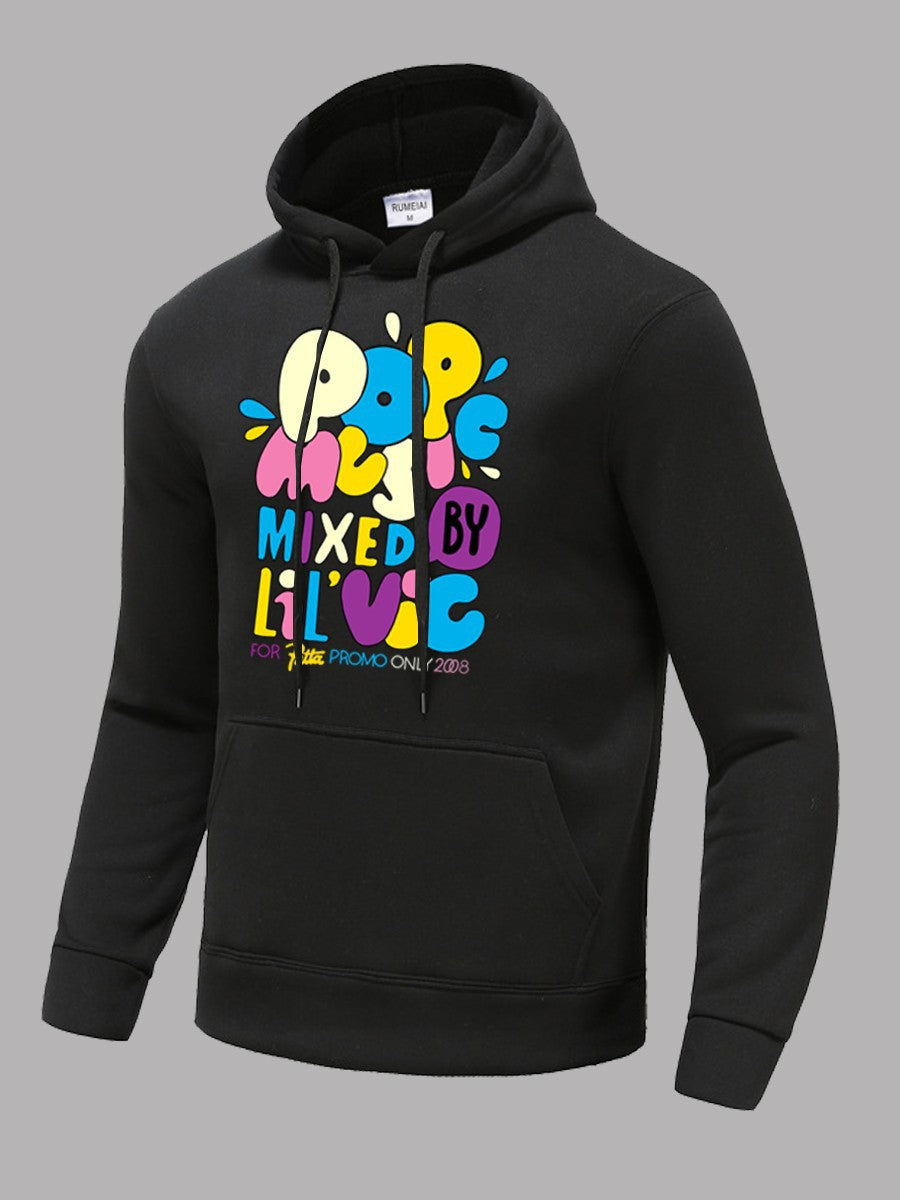 Herren Hoodie mit kreativem Grafikdesign Aliams