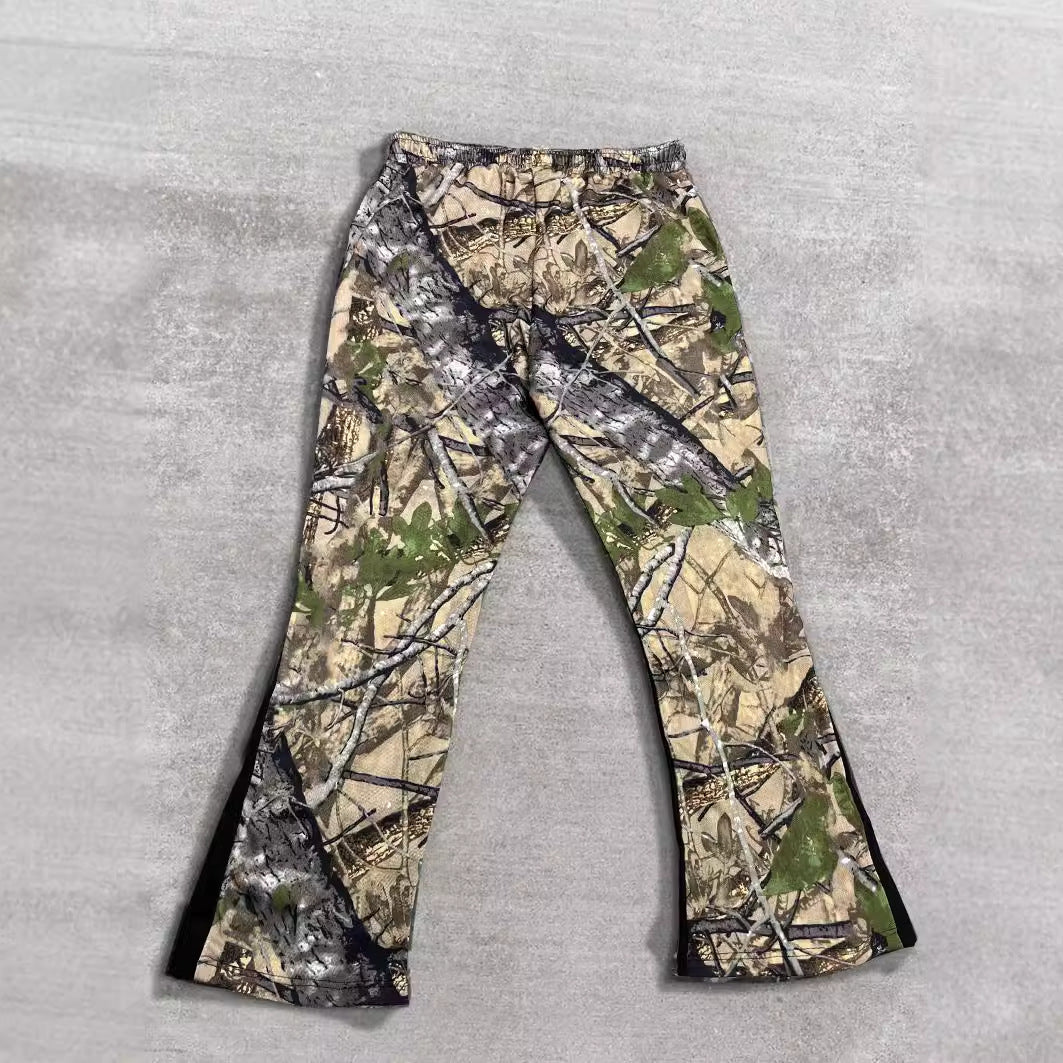 Herren Freizeithose mit innovativem Camouflage-Muster und elastischem Bund Aliams